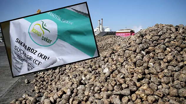 Konya'da ilaç sektörü için 10 bin ton kristal şeker üretiliyor