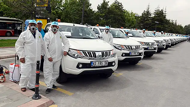Konya'da ilaçlama sezonu başladı
