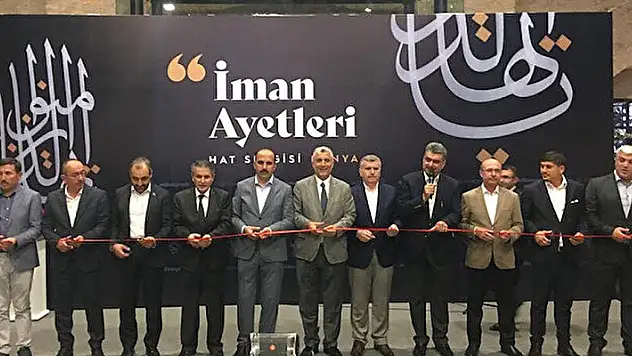 Konya'da 'İman Ayetleri Hat Sergisi' açıldı