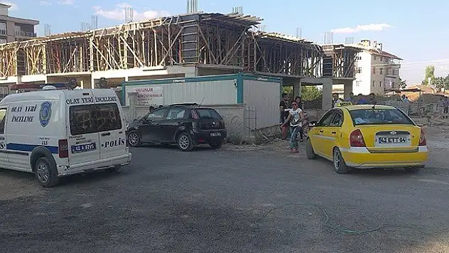Konya'da inşaattan düşen işçi öldü