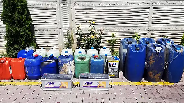 Konya'da iş makinelerinin deposundan yakıt çalan 2 şüpheli tutuklandı
