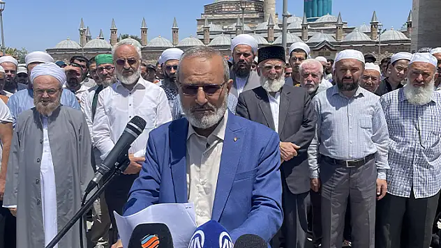 Konya'da İsrail'in Gazze'ye yönelik saldırıları protesto edildi
