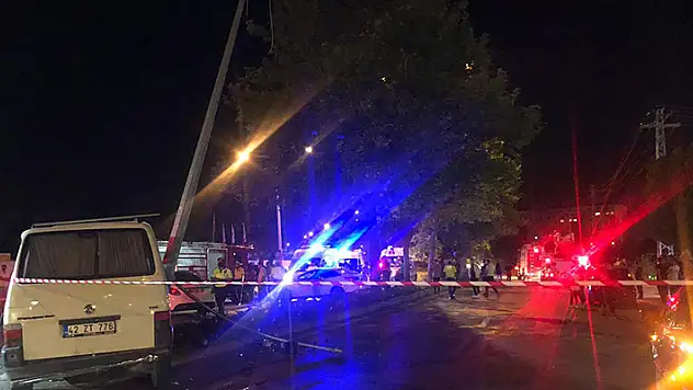 Konya'da itfaiye aracının karıştığı zincirleme kazada 6 kişi yaralandı