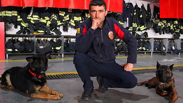 Konya'da itfaiye erinin eğittiği arama kurtarma köpekleri 18 kişinin hayatına dokundu
