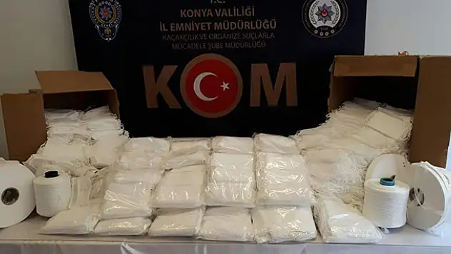 Konya'da izinsiz üretilen 17 bin maske yakalandı