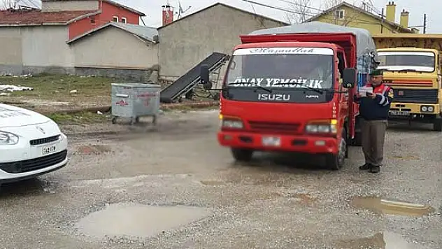 Konya'da jandarma'dan tonaj kontrolü