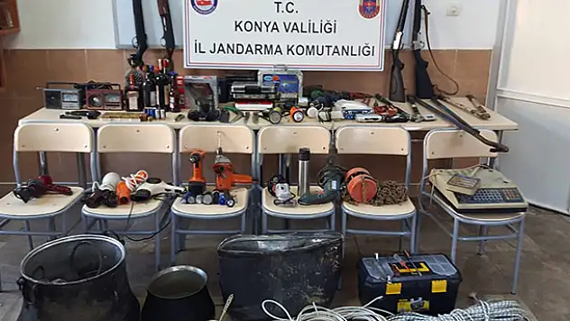 Konya'da jandarmadan hırsızlık operasyonu!