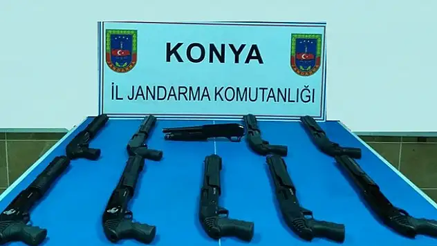 Konya'da jandarmadan silah operasyonu