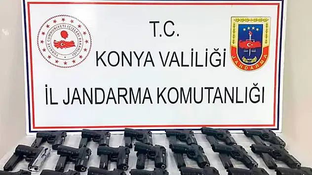 Konya'da jandarmadan silah operasyonu