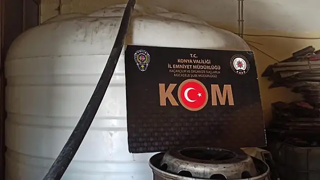 Konya'da kaçak akaryakıt ve kaçak sigara operasyonlarında 2 kişi yakalandı