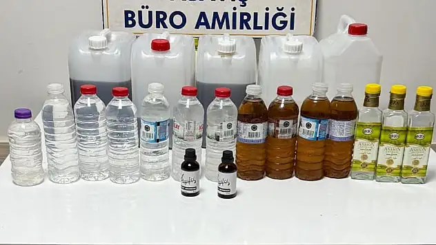 Konya'da kaçak alkol üretimi ortaya çıktı