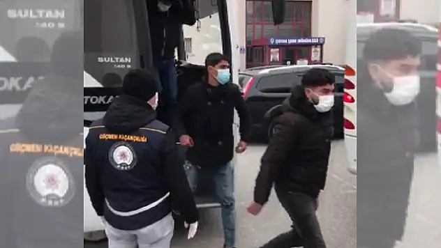 Konya'da kaçak göçmenler ve organizatör polise yakalandı