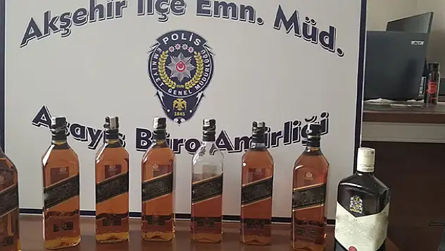 Konya'da kaçak içki operasyonu: Şüpheli serbest bırakıldı