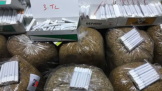 Konya'da kaçak sigara operasyonu
