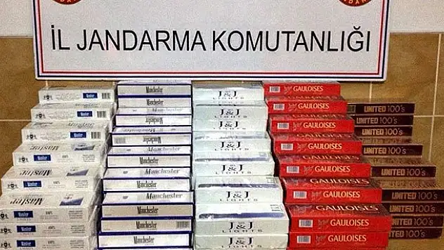 Konya'da kaçak sigara ve zeytinyağı ele geçirildi