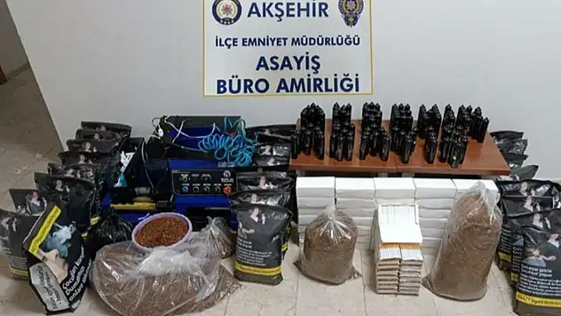Konya'da kaçak tütün operasyonu: 2 tutuklama
