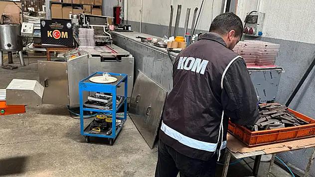 Konya'da kaçak üretim yapan iş yeri mühürlendi