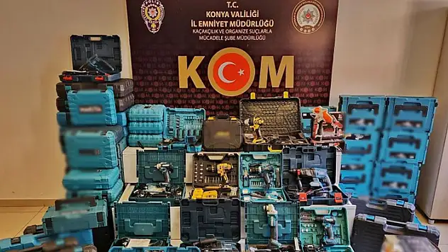 Konya'da kaçakçılara operasyon: 3 gözaltı