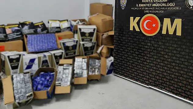 Konya'da kaçakçılık operasyonlarında 16 şüpheli yakalandı
