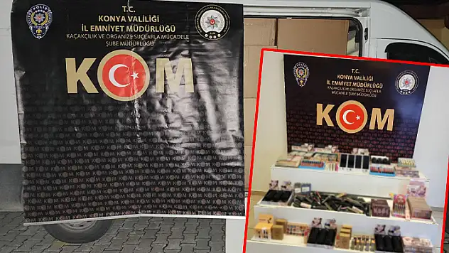 Konya'da kaçakçılık operasyonu: 10 gözaltı
