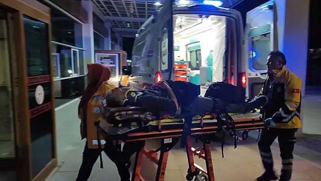 Konya'da kaçış rampasına giren kamyon kayalıklara çarptı: 1 yaralı
