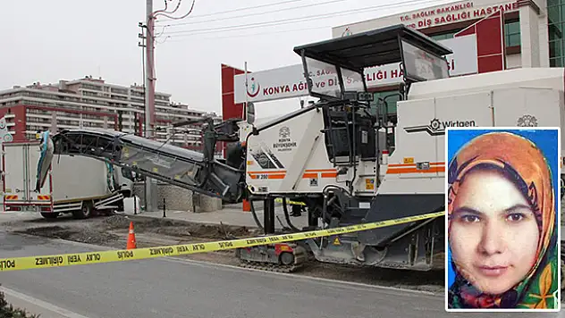 Konya'da kaldırımda bekleyen kadın kamyonetin altında kalarak öldü