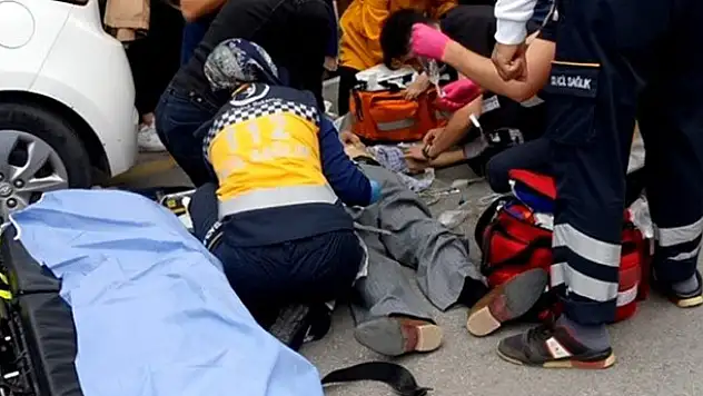 Konya'da kalp krizi geçiren adama, acilden gelen doktor müdehale etti