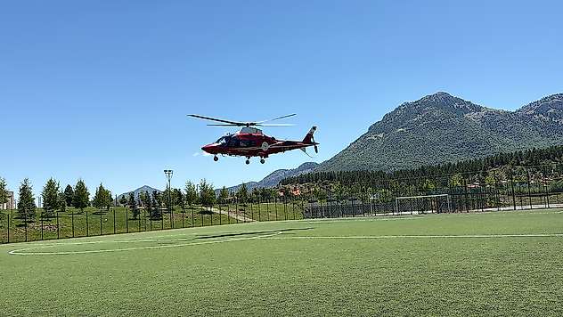 Konya'da kalp krizi geçiren hastanın imdadına hava ambulansı yetişti