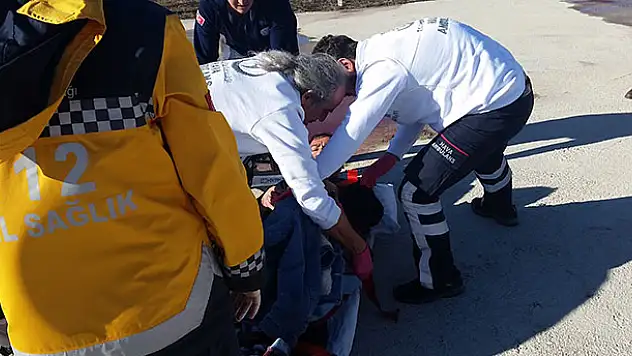Konya'da kalp krizi geçiren hastanın imdadına hava ambulansı yetişti