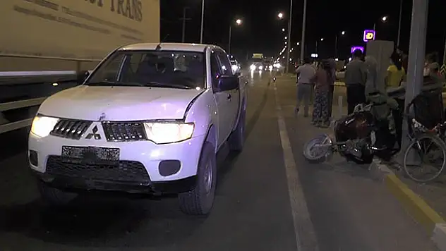 Konya'da kamyonet ile elektrikli bisiklet çarpıştı: 2 yaralı