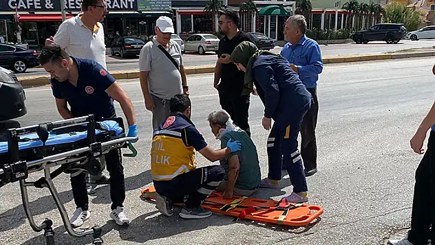 Konya'da kamyonet yayaya çarptı: 1 yaralı 
