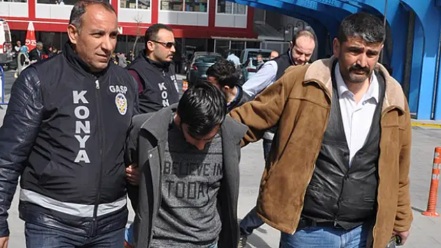 Konya'da kapkaç yöntemiyle hırsızlık
