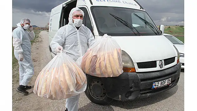Konya'da karantinada olan mahallede sıkı önlemler