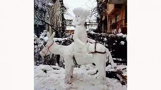 Konya'da kardan manzaralar