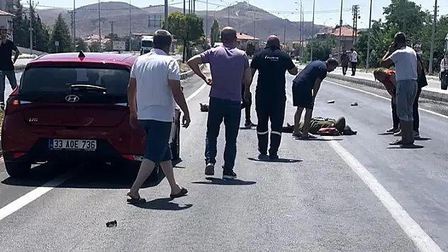 Konya'da karşıdan karşıya geçen yayaya otomobil çarptı
