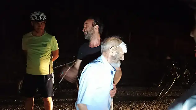 Konya'da kaybolan yaşlı adamı tura çıkan bisikletçiler buldu