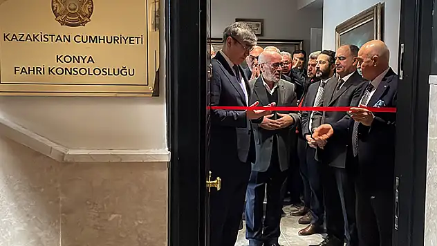 Konya'da Kazakistan Cumhuriyeti Fahri Konsolosluğu açıldı
