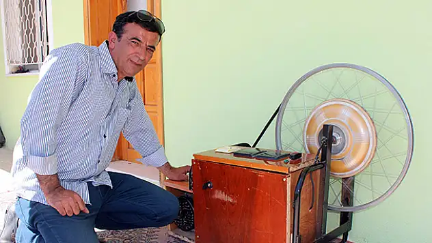 Konya'da kendi kendini şarj edebilen jeneratör yapıldı