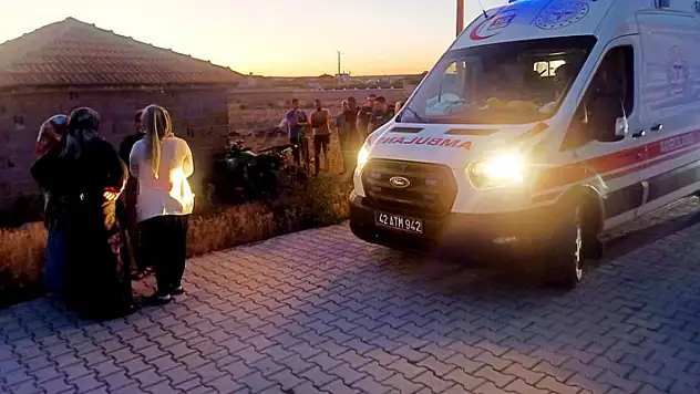 Konya'da kontrolden çıkan ATV duvara çarptı: 2 yaralı
