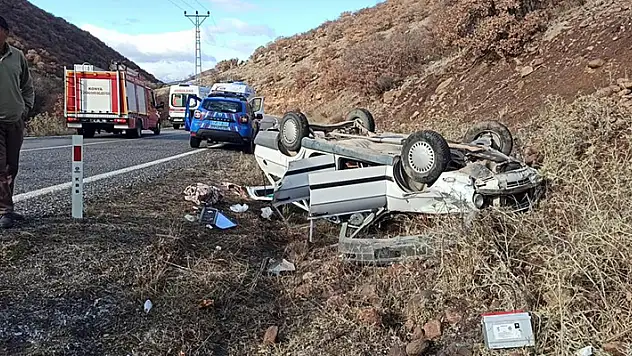 Konya'da kontrolden çıkan otomobil takla attı: 4 kişi yaralandı
