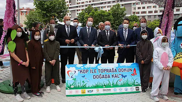 Konya'da 'KOP ile Toprağa Dokun Doğada Kal Projesi'nin açılış töreni yapıldı
