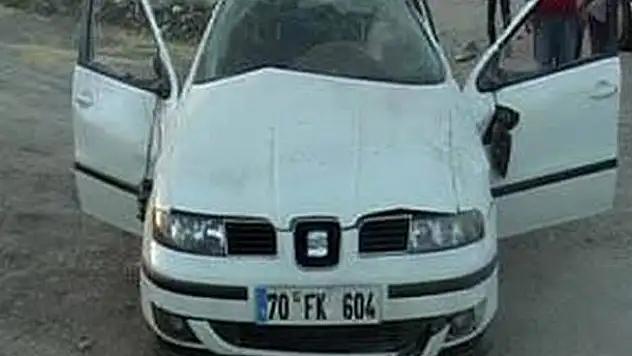 Konya'da Köpeğe Çarpan Otomobil Takla Attı