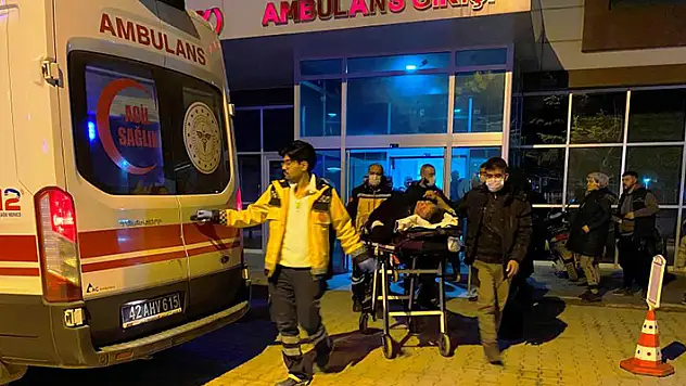 Konya'da köpeklerin kovaladığı elektrikli bisikletten düşen kadın yaralandı
