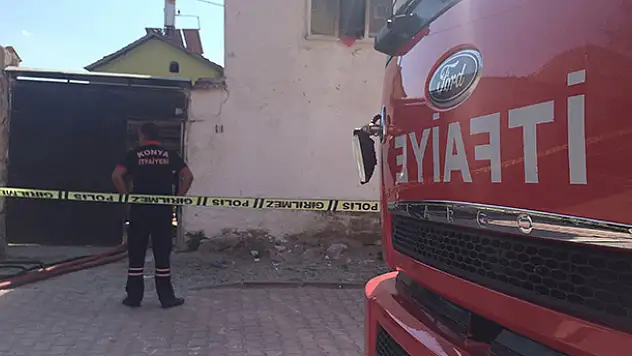 Konya'da korkutan yangın