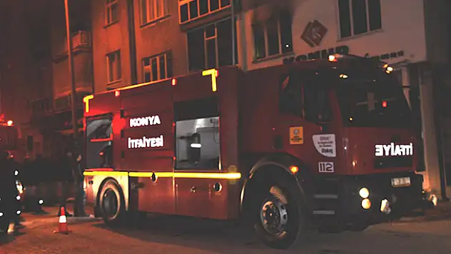 Konya'da korkutan yangın