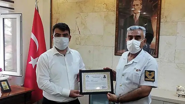 Konya'da koronavirüs vakası olmayan ilçede jandarma komutanına ödül