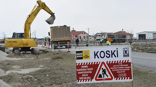 Konya'da KOSKİ'nin altyapı yatırımları devam ediyor
