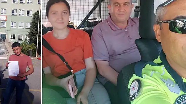 Konya'da KPSS'ye geç kalan adayların imdadına polis yetişti
