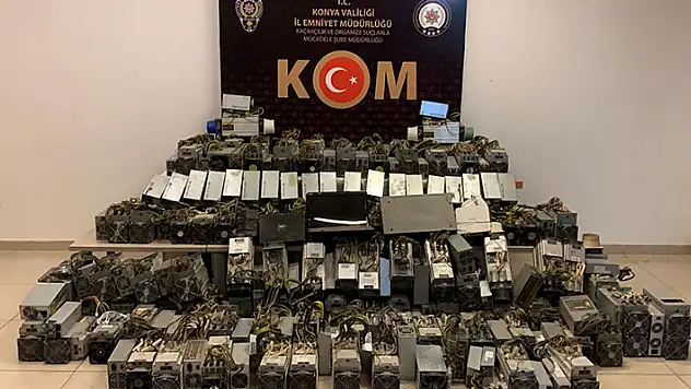 Konya'da kripto para operasyonu: 1 gözaltı