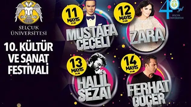 Konya'da Kültür ve Sanat Festivali başlıyor